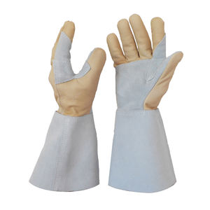 Meilleures ventes de service OEM Gants de soudage en cuir imperméables de haute qualité Gants de soudage longs et confortables - Product Image 1