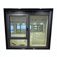 Ventanas Corredizas de Vidrio Templado Doble para Hospital, con Marco de Aleación de Aluminio de Alta Calidad, Estilo Oceania, Personalizadas, Aislamiento Térmico