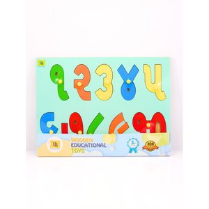 Puzzle de comptage Gujarati 1-10, jouet éducatif - Product Image 1