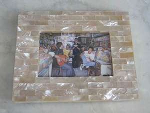 <b>frame</b> photo from mop shell SEASHELL JEWELRY <b>Frame</b> photo Motive Motive Size 20cmx25cm - Product Image 4