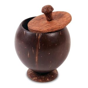 Récipient alimentaire en bois de Sesham fabriqué à la main-Organisateur élégant pour les marchandises sèches et les essentiels de voyage Passe au lave-vaisselle avec couvercle rabattable - Product Image 5