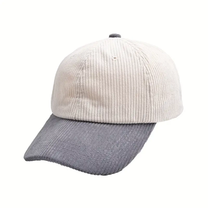 Gorra de béisbol de pana para exteriores para hombre con logotipo personalizado bordado para ciclismo y pesca en otoño e invierno-Diseño de Vietnam - Product Image 5