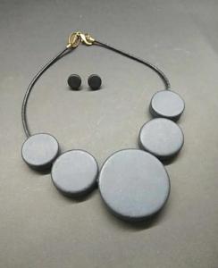 Affordable Price Resin Beads Women Earring <b>Necklace</b> Jewelry Fashion Accessories Statement Wedding Jewelry Accessories - Product Image 1