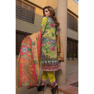 Costume brodé Rana Arts Khaddar avec châle - AY-01-A - Product Image 3