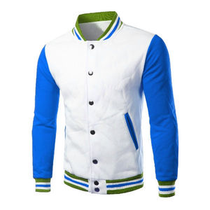 Chaquetas de béisbol bordadas para hombre, ropa de calle, informal, de lana y satén, a la moda, para estudiantes universitarios, chaquetas universitarias de invierno para Unisex - Product Image 6