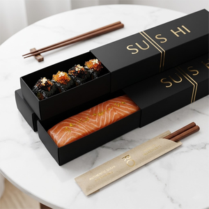 Scatola per <span class=keywords><strong>Sushi</strong></span> Biodegradabile Personalizzata, Contenitore per Cibo da Asporto, Caja <span class=keywords><strong>Sushi</strong></span> - Product Image 3