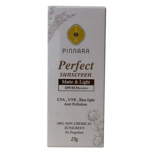 Best Selling 25g Perfect Sunscreen Matte & Light SPF50 ++++ UVA UVB for skin face Pinnara Brand Original Made in Thailand