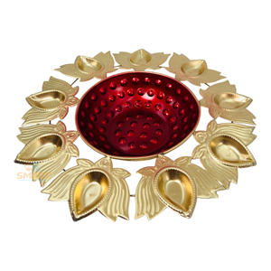 เครื่องประดับตกแต่งบ้านสไตล์โมเดิร์นและดั้งเดิมสีดอกบัวสำหรับตกแต่งและให้เป็นของขวัญ - Product Image 1