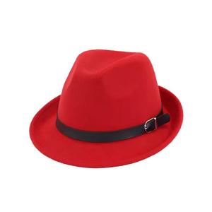 Nouvelle mode classique couleur unie feutre large bord Fedora chapeau femmes hommes Western Cowboy Cowgirl Gorras Jazz casquettes - Product Image 5