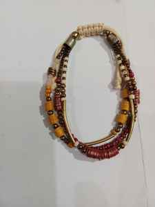 สร้อยคอ เครื่องประดับแฟชั่น สร้อยคอเรซิ่นแฮนด์เมด ดีไซน์ทันสมัย ดูดี มีเสน่ห์ สร้อยคอเรซิ่นหลากสี ประดับด้วยคริสตัล งานแฮนด์เมด แฟชั่น - Product Image 2