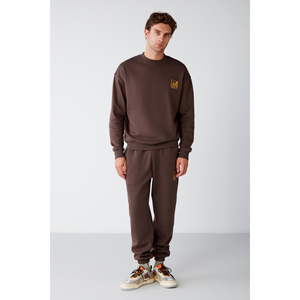 Ensemble de survêtement brodé en tissu ultra doux pour homme GRIMELANGE Benji - Product Image 2