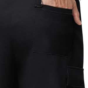 Logo personnalisé Short cargo en nylon pour hommes été Polyester décontracté taille élastique demi-pantalon Shorts pour hommes plusieurs poches - Product Image 4