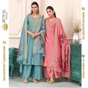 Vêtements ethniques indiens et pakistanais prêts à porter, vêtements de créateur, salwar kameez droit, costume churidar pour femmes - Product Image 4