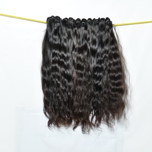 Extensiones de Cabello Humano 100% Virgen Remy Indio, Sin Procesar, Color Natural, Cutícula Alineada, Doble Trama a Máquina, Venta al Por Mayor - Product Image 3