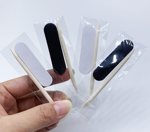 Đảm Bảo Chất Lượng Làm Móng Tay Thiết Lập 4 Pcs Xách Tay Nail Kit Với Đôi Bên Công Cụ Làm Bằng Bọt Biển PU Túi Bao Gồm - Product Image 4