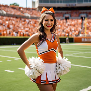 Uniforme de danse de pom-pom girls Top Quality Women Cheer-leading Uniform for Dance Performance Cricket Football Uniform - Product Image 1