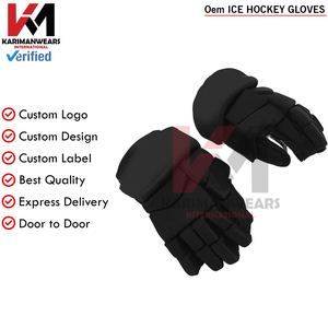 Gants de hockey sur glace OEM en gros, prêts à être expédiés, couleurs personnalisées, marquage, gants de hockey sur glace OEM en gros, qualité professionnelle, haute adhérence - Product Image 6