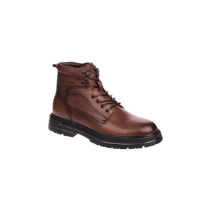M1159 Men's Lace-up Classic Genuine Leather Boots Slip Resistant Autumn Winter Casual Walking Footwear - Product Image 3