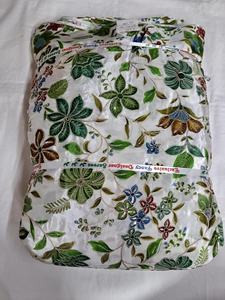 Top Rated Pure Crepe Woven Dyed Leaf Flower Embroidered Breathable Eco-Friendly Fabric Position Print Natural Textile Designer - Product Image 2