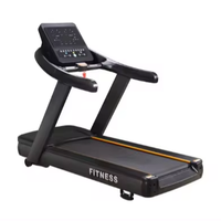 Tapis roulant commercial pour salle de sport avec écran LED, entraînement mécanique, test de fréquence cardiaque, marche sportive, capacité 150 kg, en acier fabriqué