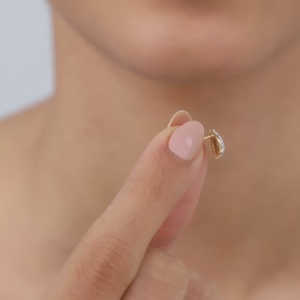 Pendientes de diamantes en forma de corazón - Product Image 1