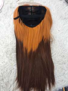 Venta al por mayor cómodo 100% Remy pelucas de cierre de cabello humano recto Natural para el color vietnamita máquina de pelo crudo pelo Doble - Product Image 2