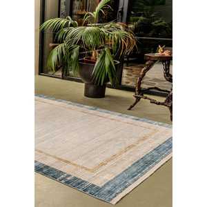 Tapis moderne multicolore Netline PR018 Perre, 60% viscose, 40% acrylique, pour chambre à coucher, bureau et chambre d'enfant, tapis Home Depot - Product Image 4