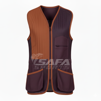 Nouvel arrivage 2025: Gilet de tir en argile imperméable/softshell et combo avec pochette à cartouche gilet de tir personnalisé