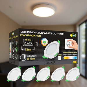 Downlight Empotrable Regulable CCT Blanco de 5W, 68-78mm con Cobertura del 110% - Product Image 3