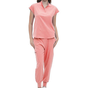 OEM personnalisé hôpital infirmière de haute qualité tissu peigné hôpital gommage ensembles gommage ensemble uniformes tissé soins infirmiers médicaux gommages - Product Image 2