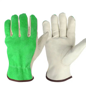 Gants en cuir de vachette de qualité supérieure Gants de travail de sécurité pour conducteur industriel pour la protection des mains et des bras - Product Image 3