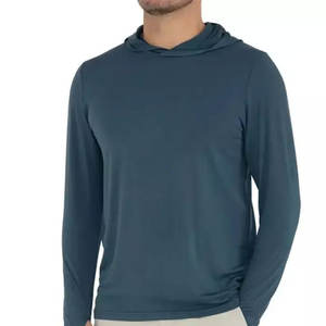 Veste d'hiver pour homme sur mesure en gros, séchage rapide, respirante, polyester/coton, coupe oversize, avec capuche et poche, motif uni - Product Image 6