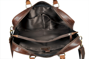 Bolso de lujo para ordenador portátil al mejor precio, bolso de hombro de estilo múltiple de cuero genuino - Product Image 3