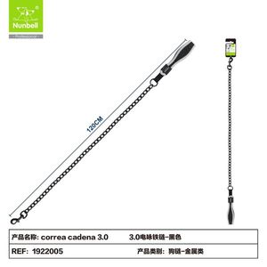 Correa de Cadena de Hierro para Perro, Accesorio para Mascotas con Recubrimiento Electrolítico - Product Image 1