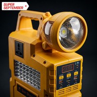 Station d'alimentation solaire portable LiFePO4 avec onduleur à onde sinusoïdale pure, contrôleur MPPT, Bluetooth, générateur de secours pour camping, camping-car et extérieur