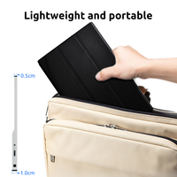 Moniteur portable 12.5 pouces full hd IPS 1920x1080 écran ultra-mince avec l'écran d'ordinateur haut-parleur/téléphone portable/Ipaid