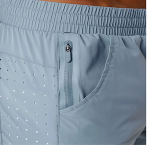 Pantalones cortos de entrenamiento de gimnasio atléticos de verano personalizados para hombres, ropa deportiva de talla grande ecológica de alta calidad, cordón elástico transpirable - Product Image 5