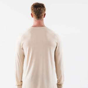 Camiseta de manga larga deportiva con dobladillo curvo para hombre de gimnasio de alta calidad de fabricación personalizada 2024 - Product Image 3