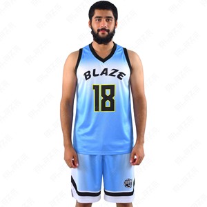 Blaze Fight Wear Baloncesto UniformUnisex Adulto Alta calidad Laker Baloncesto Uniforme Personalizado Baloncesto Jersey - Product Image 4