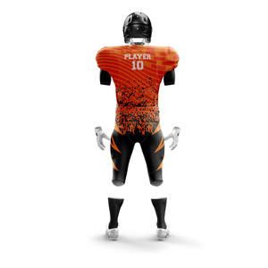 Uniforme de Fútbol Americano Personalizado de Primera Calidad, Manga Corta, Transpirable, Tallas Grandes, 100% Poliéster, Conjuntos a Bajo Precio, CÓDIGO - Product Image 4