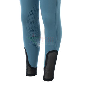 Leggings d'équitation pour femmes avec genouillères et grip intégral, jodhpurs et culottes d'équitation, imperméables, coupe-vent, en spandex/polyester - Product Image 5