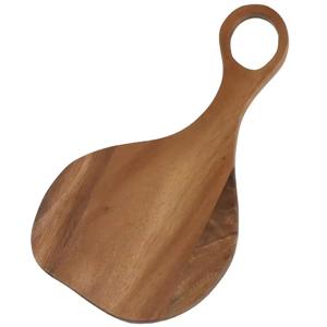 Popular tabla de cortar de madera de acacia con mango de madera Nueva tabla de cortar de cocina - Product Image 4