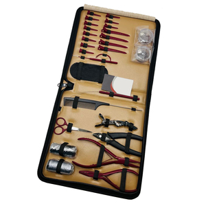 Kit de herramientas de extensión de cabello de acero inoxidable atado a mano con aguja y alicates Kit de herramientas de extensión y cuentas de cabello profesional - Product Image 2