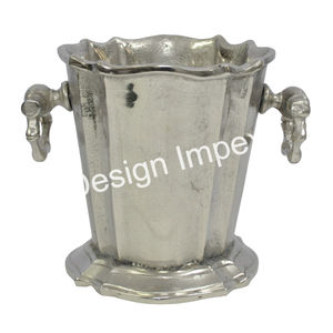 Artesanía de Metal Cubo de hielo Multiusos Útil Hotel Hogar Restaurantes Bebida decorativa Bañera Champán Enfriador de vino Logotipo personalizado - Product Image 2
