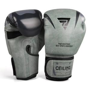 Vente en gros de gants de boxe de haute qualité 12oz 14oz 16oz gants de boxe en cuir gagnants à lacets pour adultes professionnels Ceilimg logo personnalisé - Product Image 3
