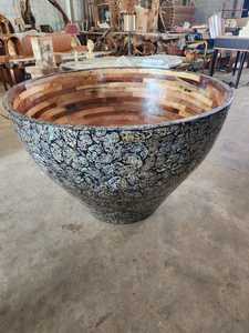 อ่างอาบน้ำไม้ปาร์เก้ลายเปลือกหอยทันสมัย แบบตั้งพื้น เป็นมิตรกับสิ่งแวดล้อม ทนทาน เหมาะสำหรับอพาร์ทเมนต์ ห้องนอน โรงพยาบาล ใช้ภายในอาคาร - Product Image 2