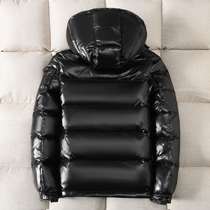 Veste matelassée à capuche pour homme, imperméable et respirante, style streetwear, à manches régulières, avec logo personnalisé, vente en gros, collection printemps - Product Image 5