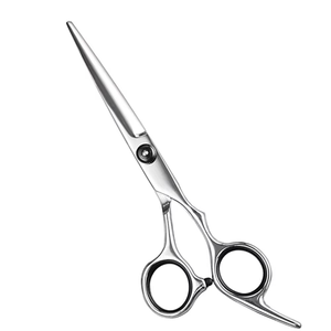 Wholesale Polished Stainless Steel Straight Blade Thin <b>Scissors</b> <b>Best</b> <b>Hairdressing</b> <b>Scissors</b> Set with Customized Packaging - Product Image 2