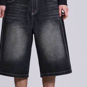 2024 alta calidad nuevos hombres moda estiramiento casual pantalones vaqueros cortos pantalones cortos de mezclilla azul Denim Swear pantalones cortos para hombre - Product Image 5