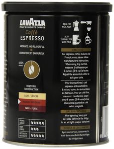 Café moulu <span class=keywords><strong>Lavazza</strong></span> Caffe Espresso, boîtes de 8 onces (lot de 3) - Product Image 5